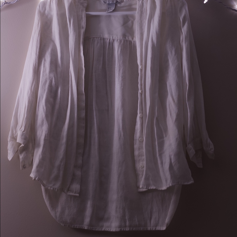 H & M opal blouse
